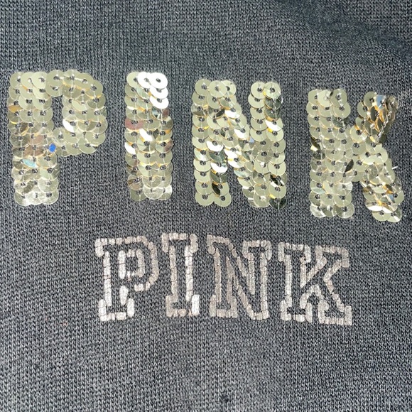 Victoria’s Secret Pink Sequins Quarter Zip - Picture 3 of 3